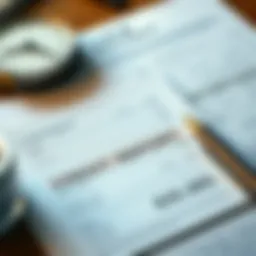 Detailed view of a credit report with highlighted sections