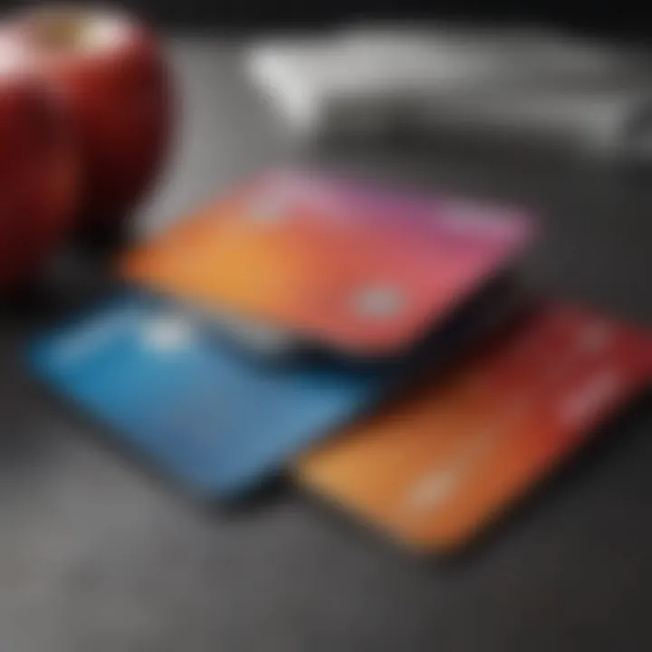 Graph showing interest rates comparison between Apple Card and traditional credit cards