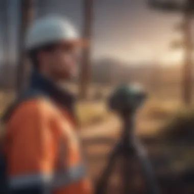 Surveyor using advanced technology tools