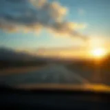 Scenic view of Alaska's highways