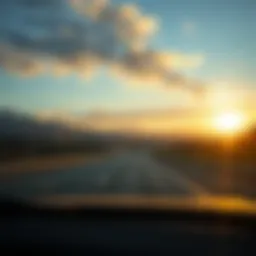 Scenic view of Alaska's highways