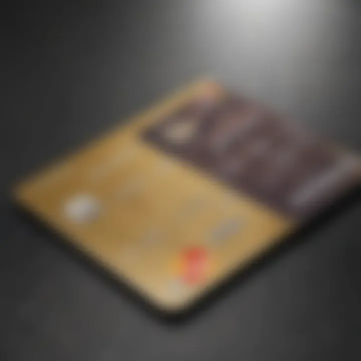 Illustration of card features and advantages