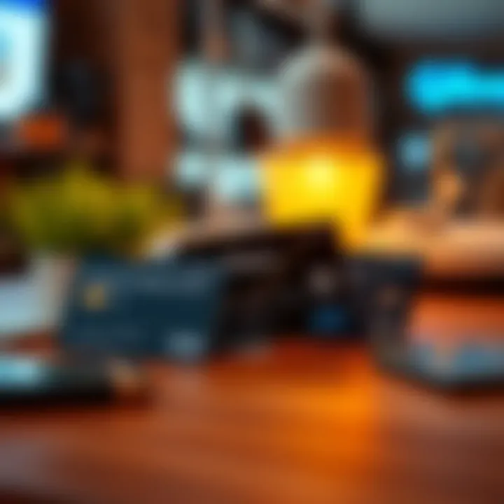 Showcasing features of various business prepaid cards