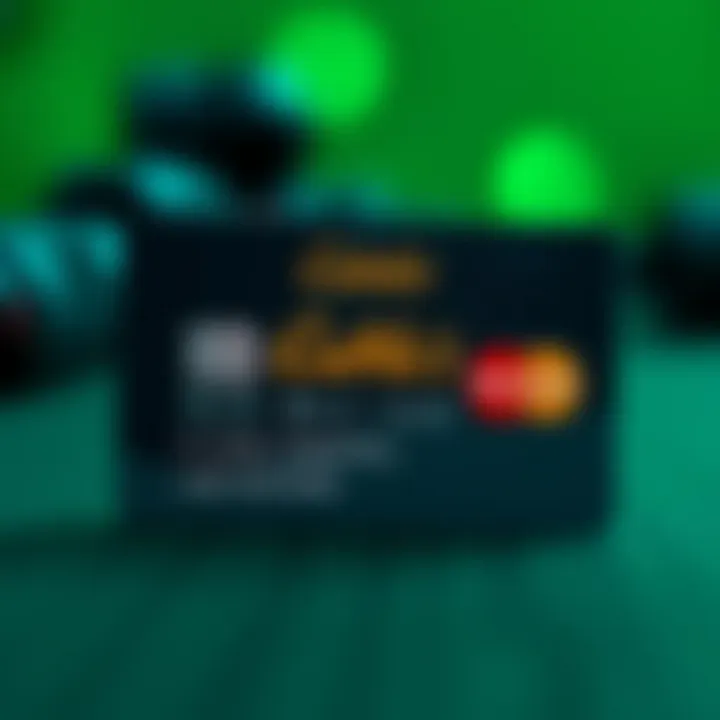 Visual representation of card benefits and rewards