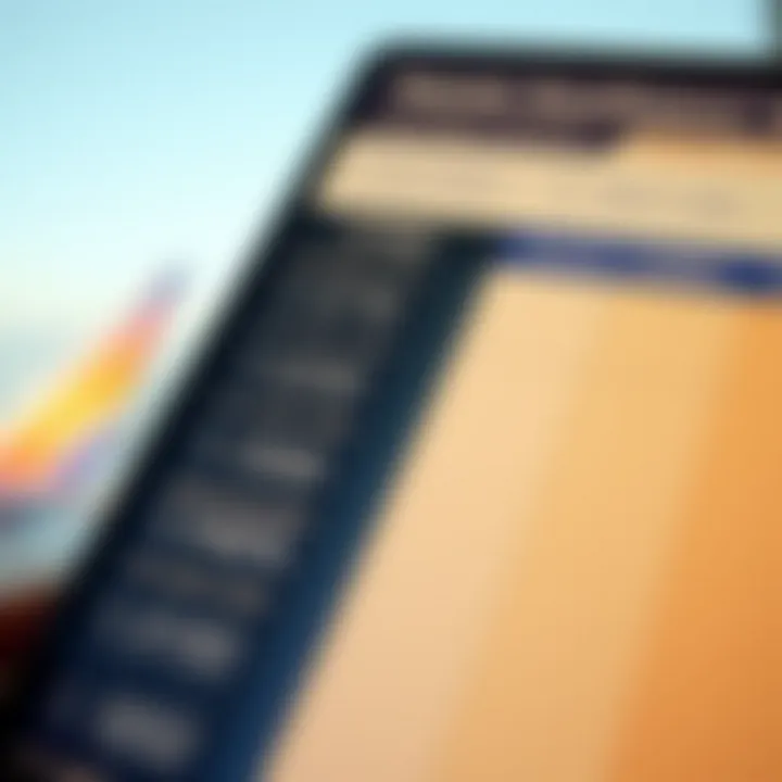 Comparison chart of travel credit cards