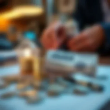 Conceptual representation of debt consolidation