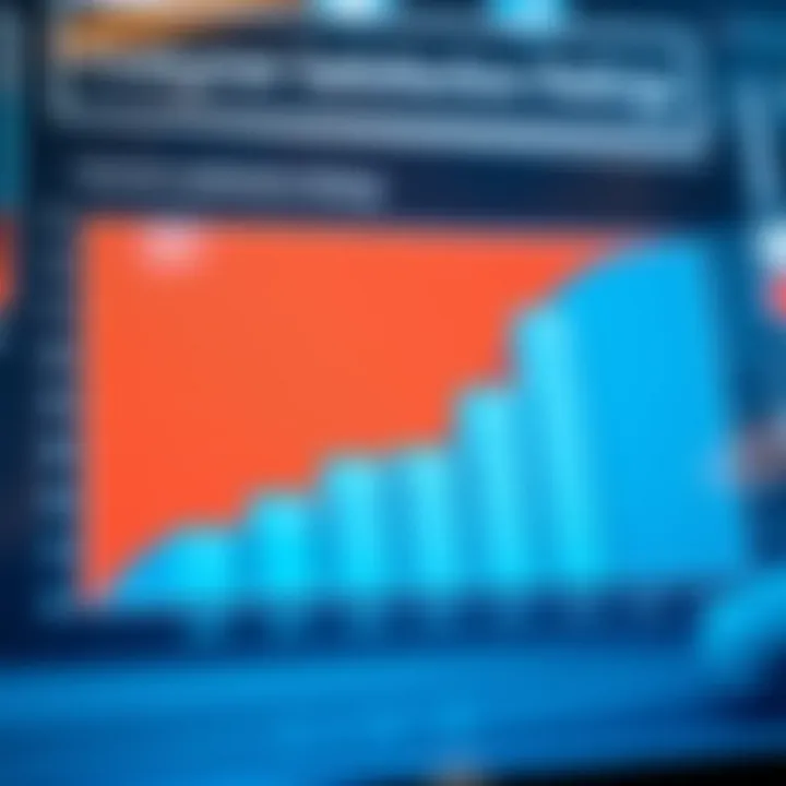 Chart comparing customer satisfaction ratings