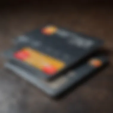 Diagram of financial responsibility with credit cards