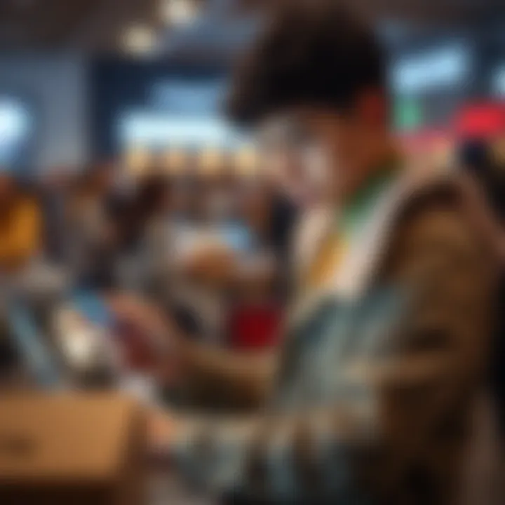 Student Online Shopping with Credit Card Student using credit card for online shopping