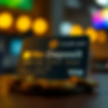 A visual representation of credit card features without deposit requirements