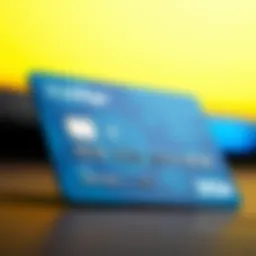 A detailed view of the Indigo Card showcasing its features
