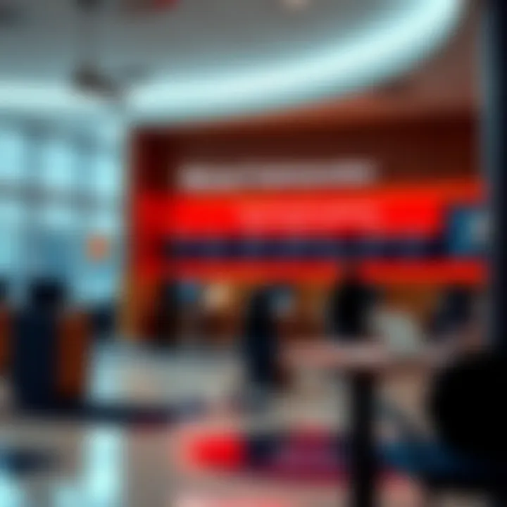 Interior view of Mutual Federal Credit Union showcasing modern banking technology