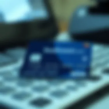 Visual depiction of credit score importance in credit card approval