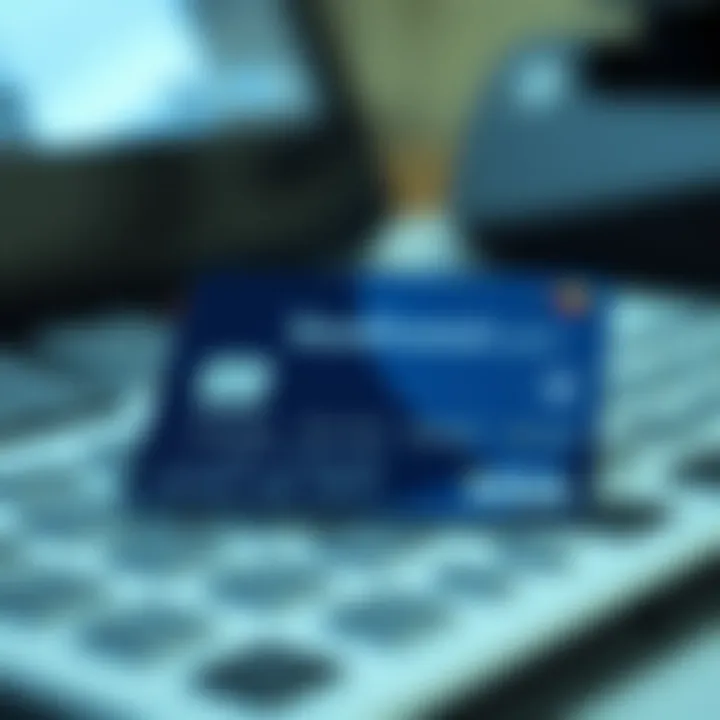 Visual depiction of credit score importance in credit card approval