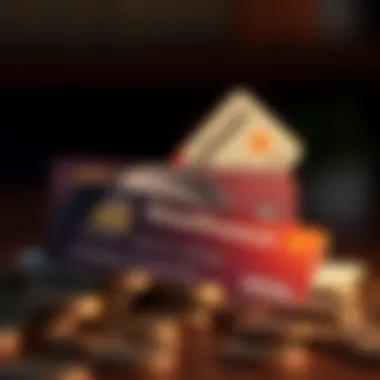 Conceptual image of financial management and responsible credit usage