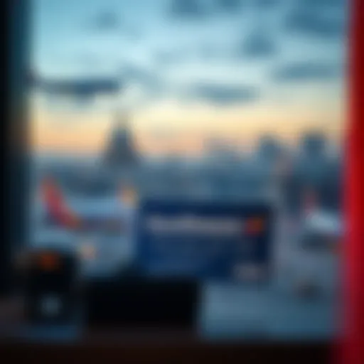 Travel Rewards Unlocked Illustration representing travel rewards and benefits of credit cards