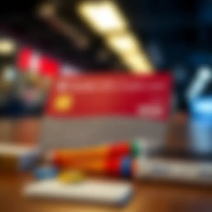 Credit Scores and Card Applications A conceptual graphic representing the relationship between credit scores and credit card applications