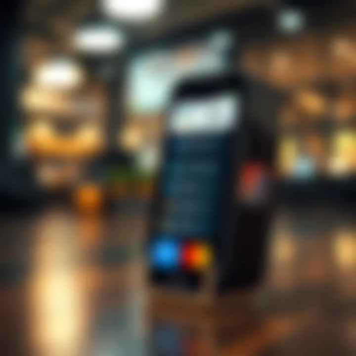 Digital wallet interface showcasing payment options