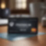 Chase Ink Business rewards card on a desk