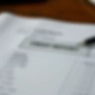 A close-up of a credit report highlighting key areas