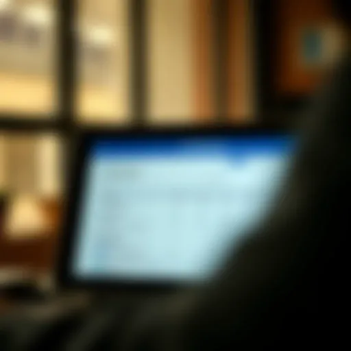 A close-up of a digital device displaying a credit report overview