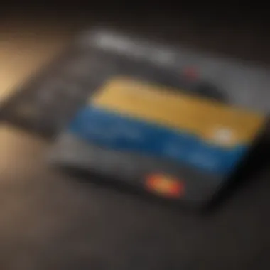 Diverse credit card options displayed