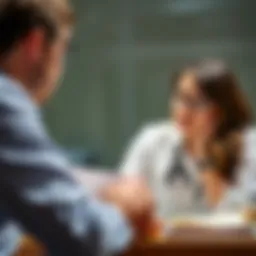 A financial advisor discussing loan options with a client