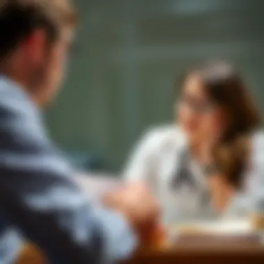 A financial advisor discussing loan options with a client