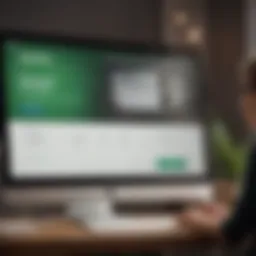 A sleek computer screen displaying the TD Bank online account registration page