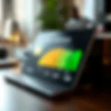 A visual representation of credit score evaluation