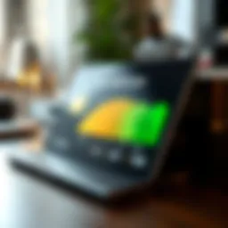 A visual representation of credit score evaluation