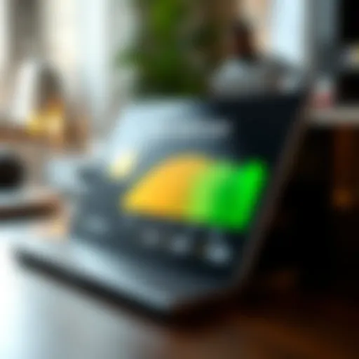 A visual representation of credit score evaluation