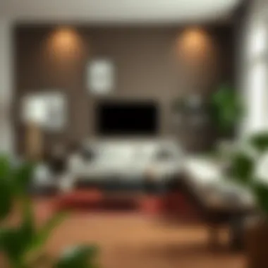 Stylish Living Room with Rent to Own Furniture Modern living room furnished with rent to own items