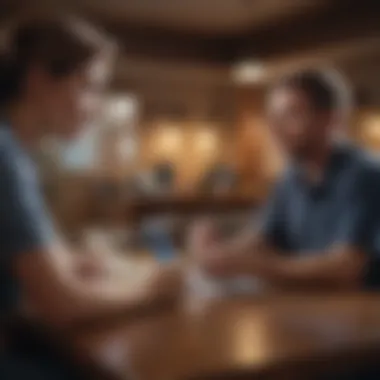 Customer Interaction with Online Platform Customer engaging with online banking platform