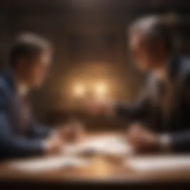Negotiating with Creditors Graphic showing negotiation tactics with creditors