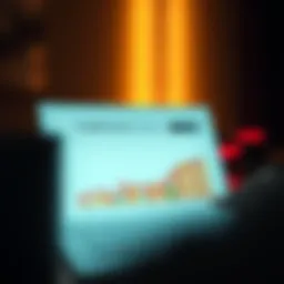 Credit score analysis with a graph showing the impact of closed accounts