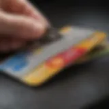 Credit card and credit score concept