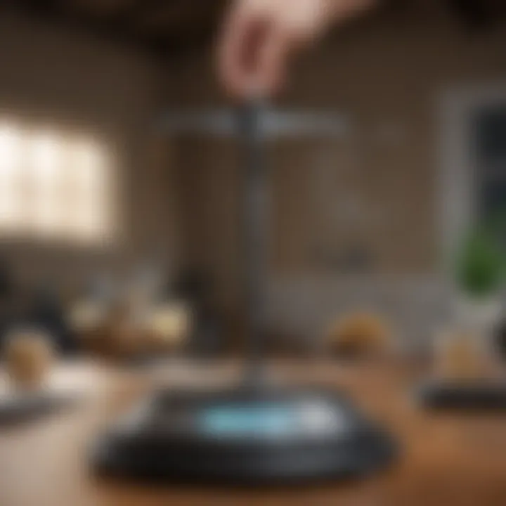 A scale balancing savings and expenses