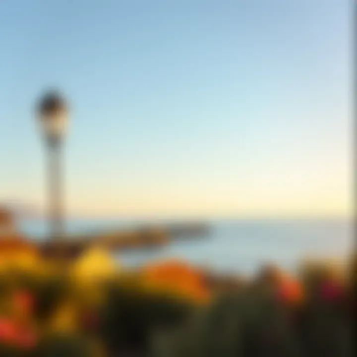 Serene Coastal View Serene coastal view representing ideal retirement location