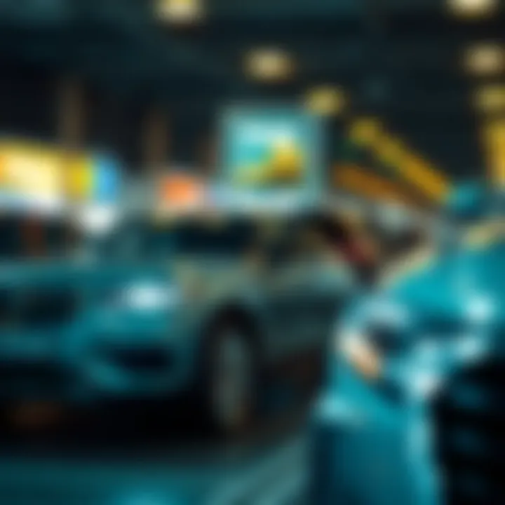 A visual representation of different types of auto loans available