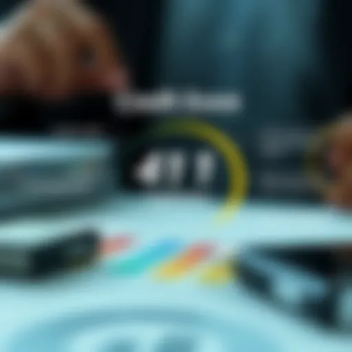 An infographic illustrating the components of a credit score