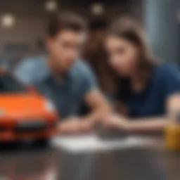 Calculating car insurance rates with a teenager added