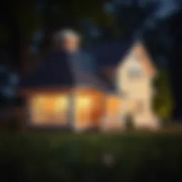 Conceptual illustration of home equity benefits