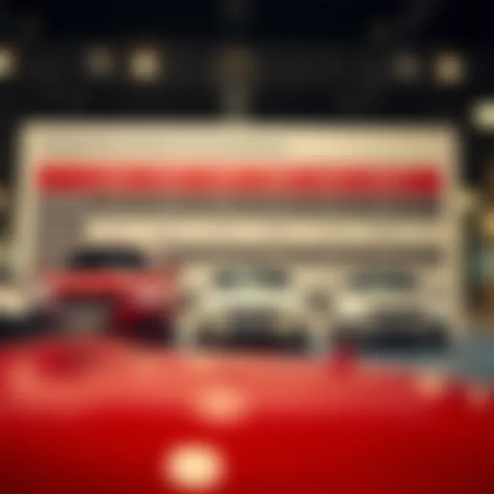 Comparison chart of various auto financing options