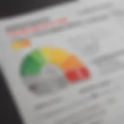 An infographic illustrating credit score ranges and their mortgage implications