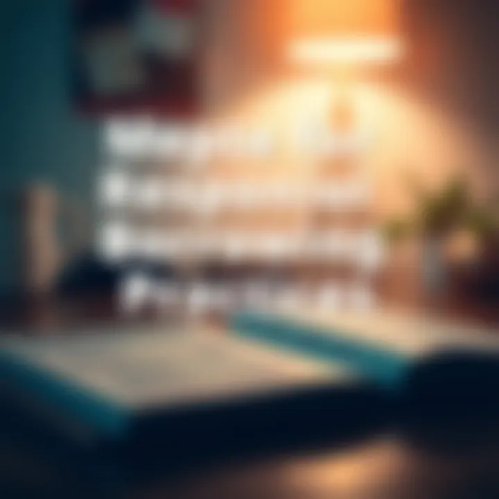 Responsible Borrowing Practices Graphic showing responsible borrowing practices