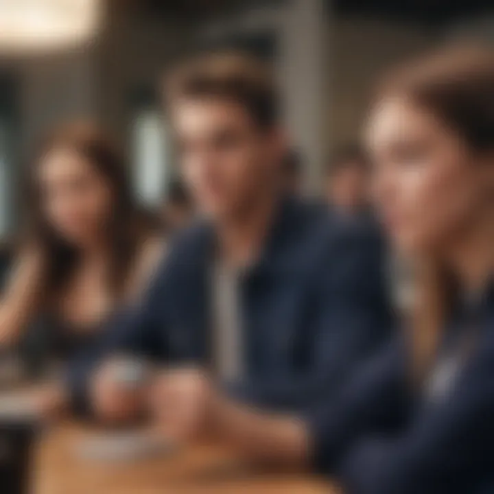 A group of young adults participating in a financial literacy workshop