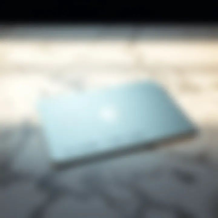 Aesthetic Appeal of the Apple Credit Card A sleek modern Apple Credit Card resting on a marble surface