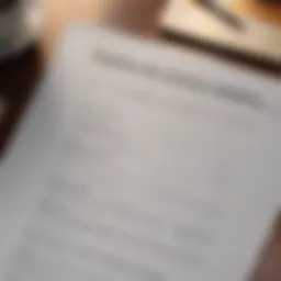 Conceptual image of a credit report document