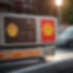 A credit card with fuel pump icon